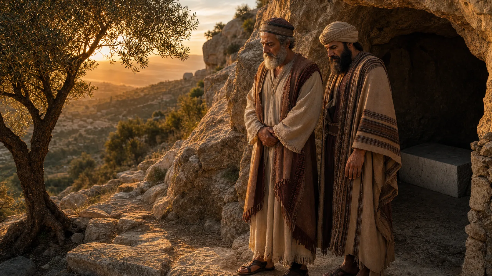 Biblical scene illustrating Genesis chapter 25