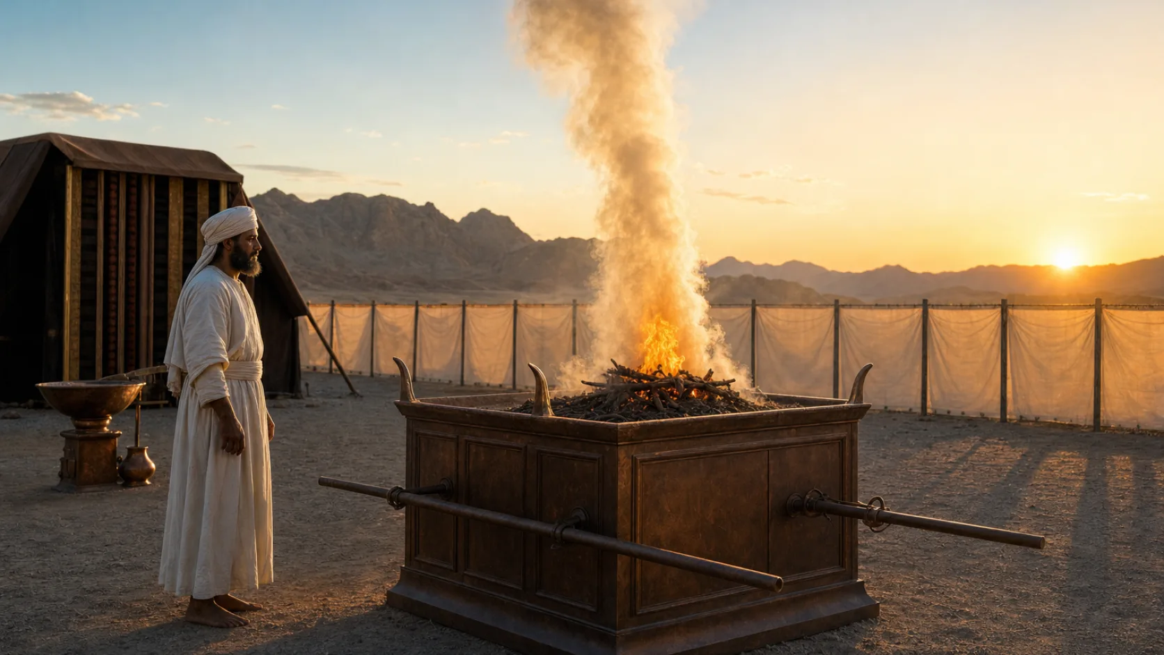 Burnt Offering biblical scene