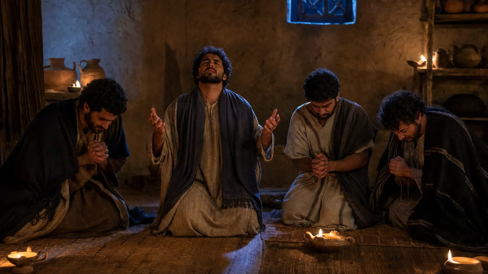 Daniel Prays for Mercy concerning the Dream biblical prayer scene
