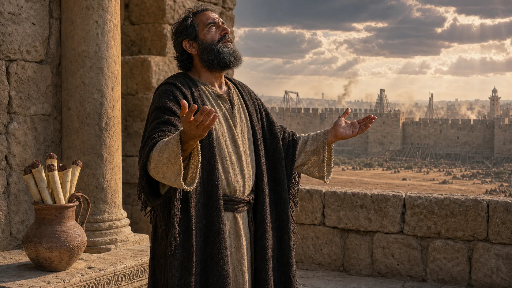 Jeremiah’s Prayer after Buying the Field biblical prayer scene