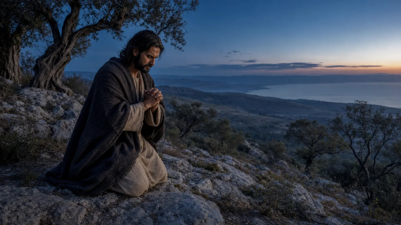 Jesus Prays before Choosing the Twelve biblical prayer scene