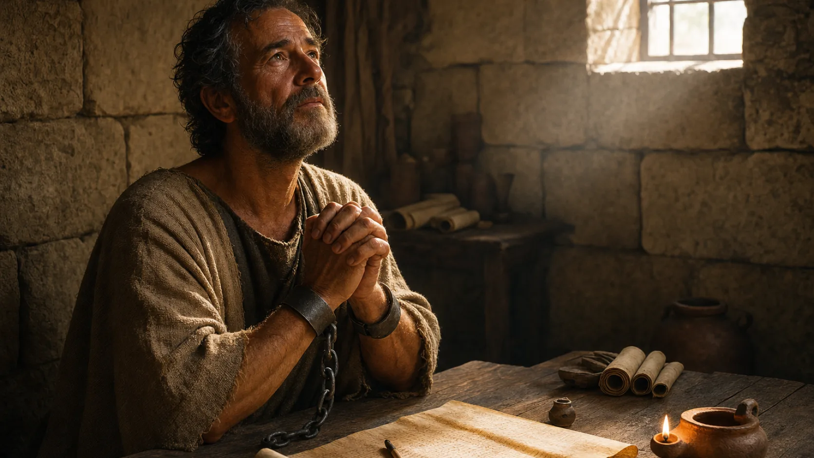 Paul’s Prayer for Philemon biblical prayer scene
