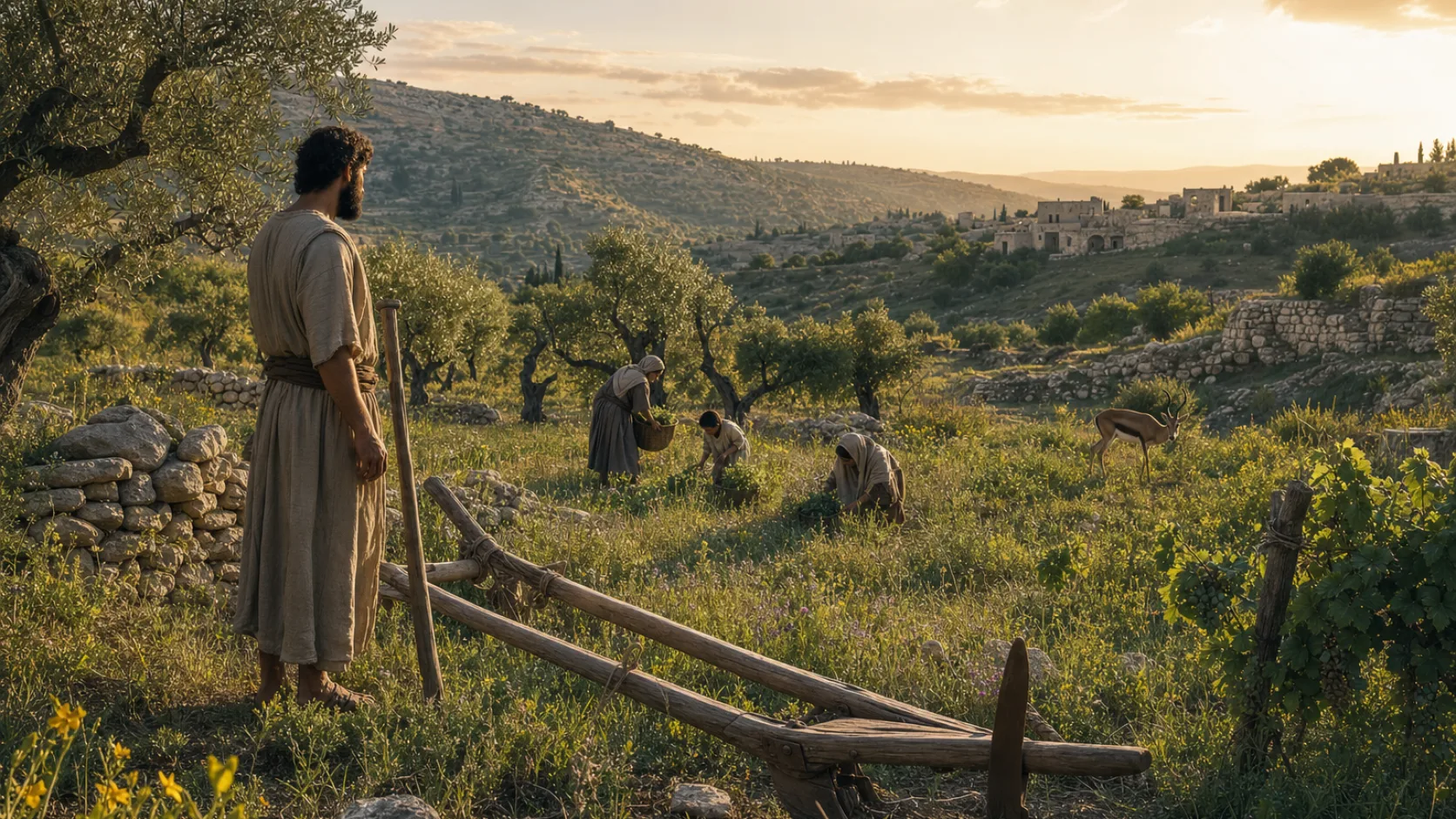 Seventh-Year Rest biblical scene