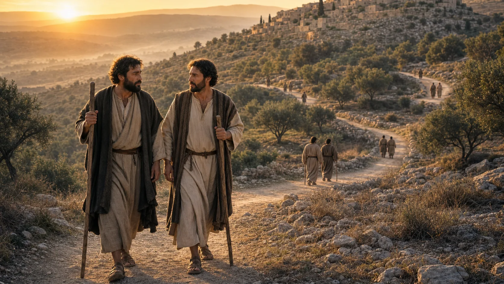 Seventy or Seventy-Two Disciples in a biblical historical scene