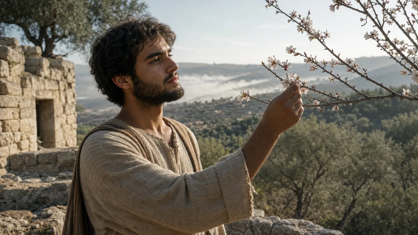 An almond branch appearing in Jeremiah’s prophetic vision
