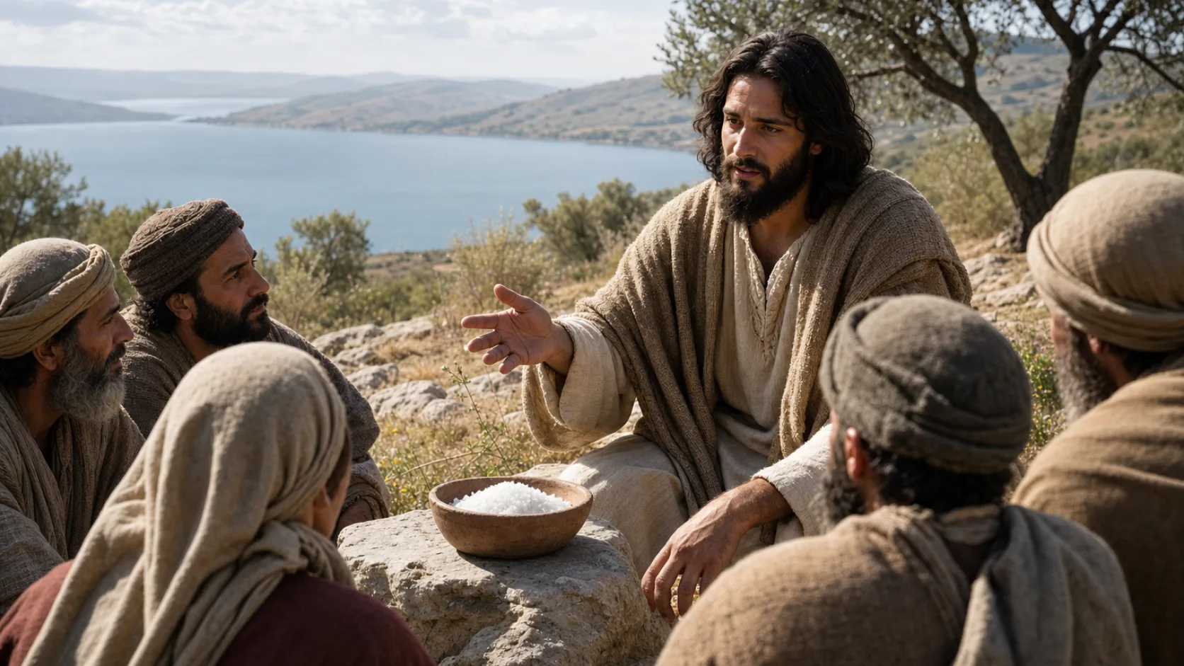 The Parable of Salt That Loses Its Saltiness biblical scene