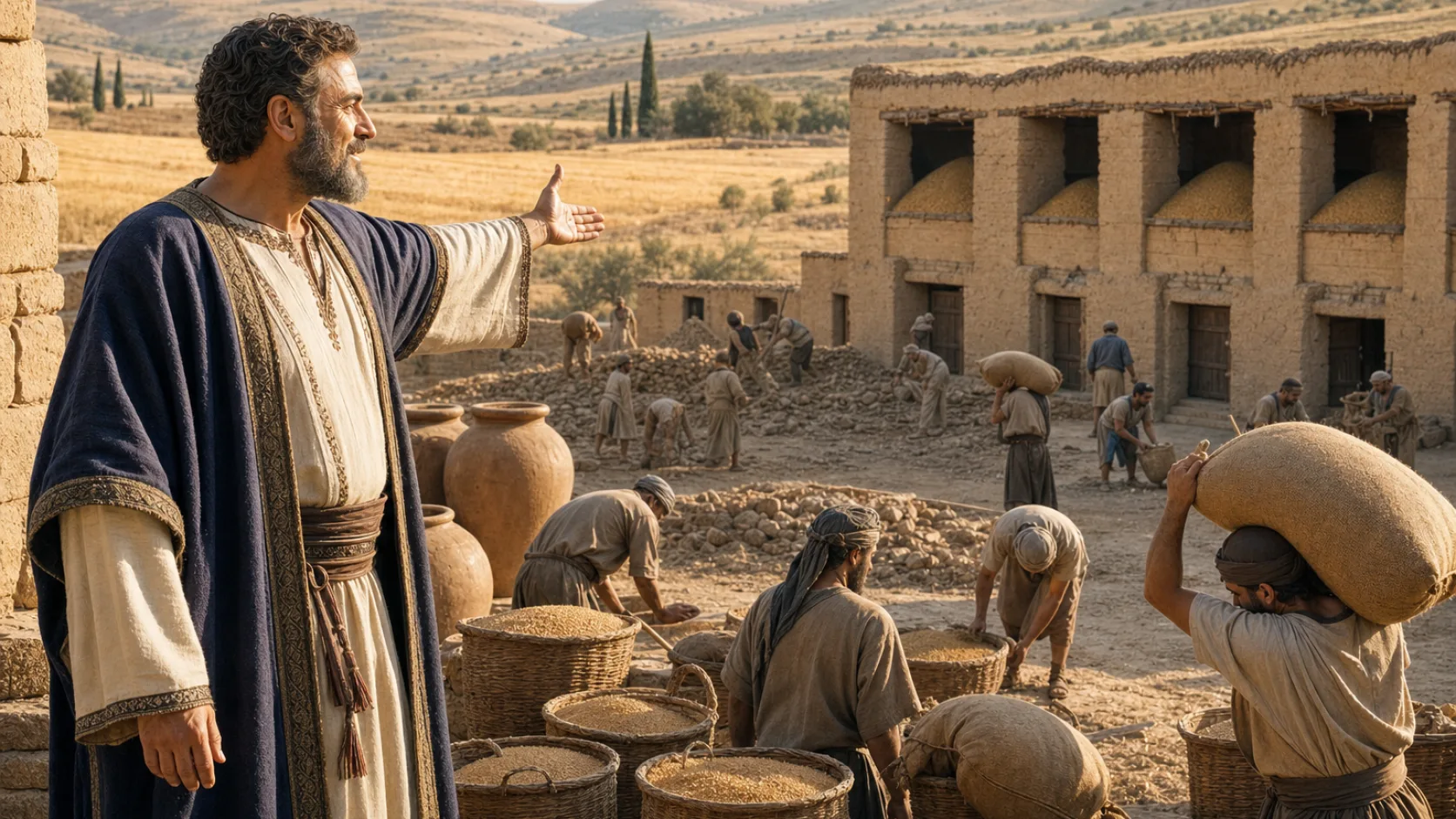 The Parable of the Rich Fool biblical scene